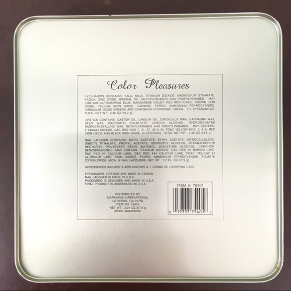 Vintage celestial galaxy cherubs empty tin container with lid stars planets - Picture 11 of 11